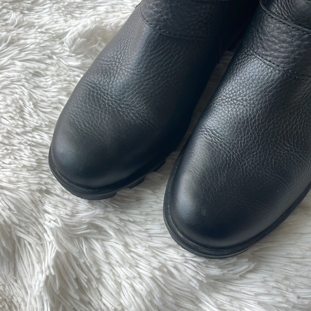 Sorel Pheonix black Moto Boot size 9.5 - Picture 5 of 8